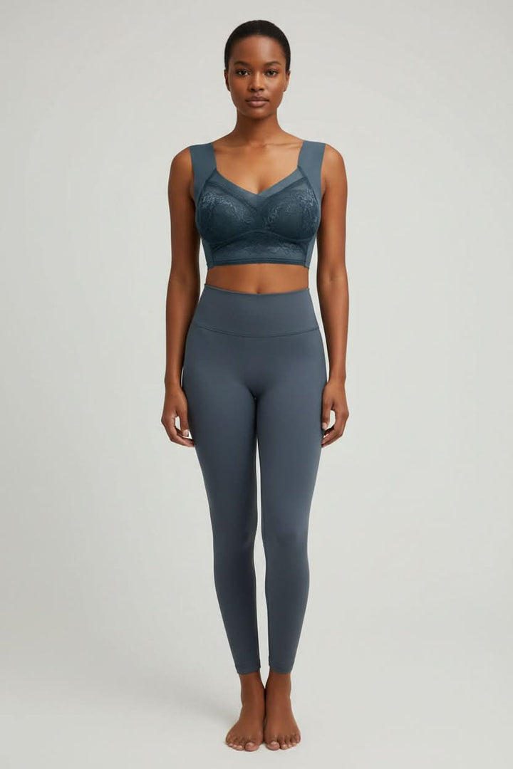 Women's seamless comfort bra in nude, designed for all-day wear with wireless support and a soft, smooth feel.