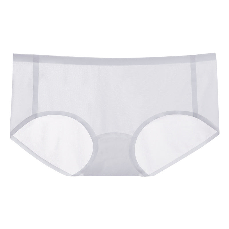 Antibacterial women's ice silk seamless panties, perfect for daily wear