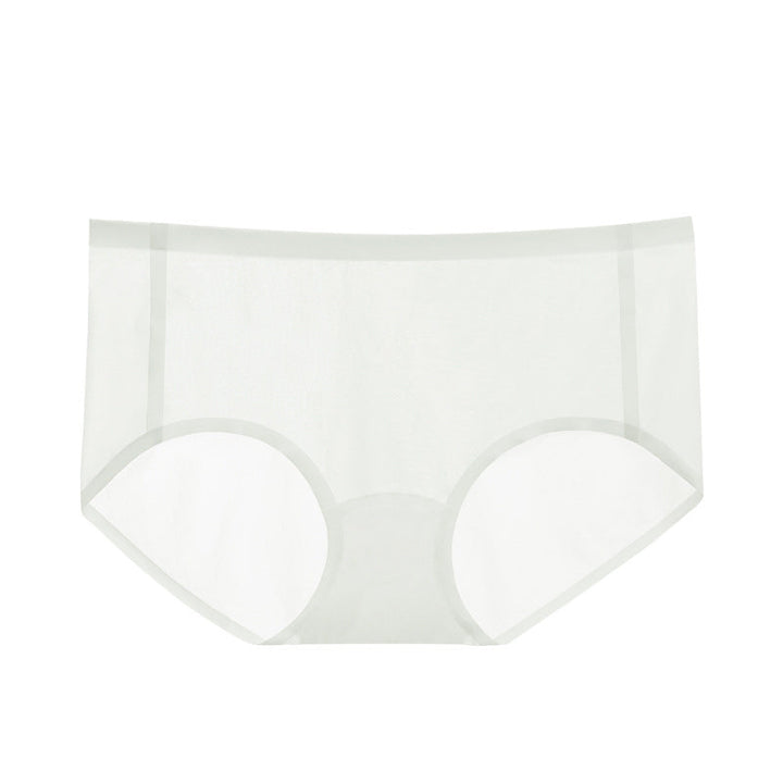 Lightweight women's seamless panties, ice silk fabric, ideal for active wear