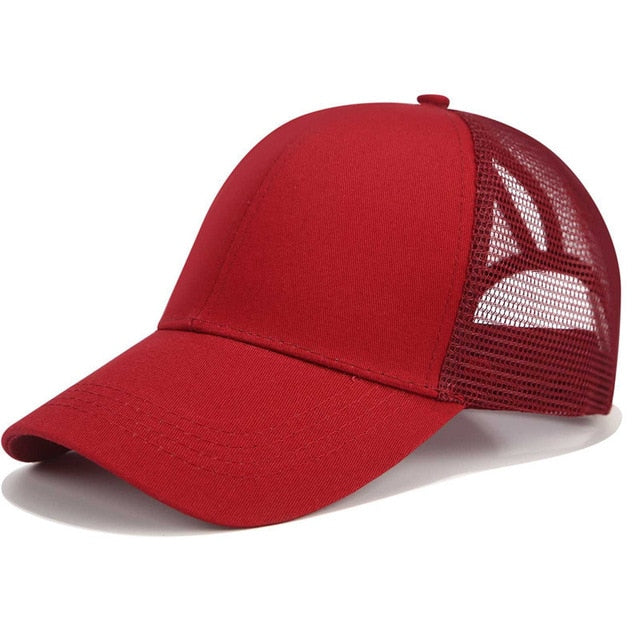 SkyShield women's sun hat, a stylish baseball cap with a high ponytail opening for outdoor comfort.