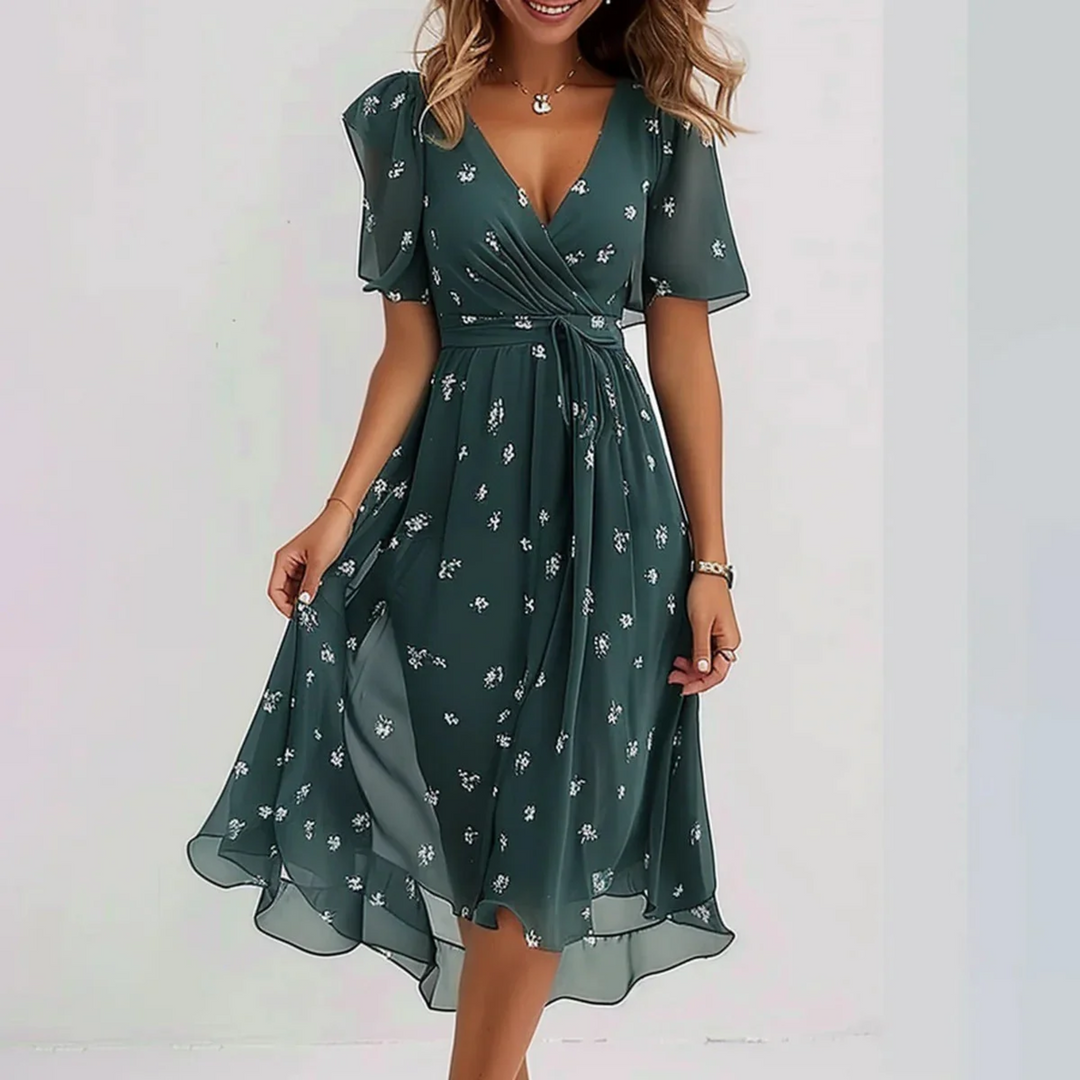 Women's sleeveless flowy summer dress, lightweight and casual, perfect for beach or vacation wear.