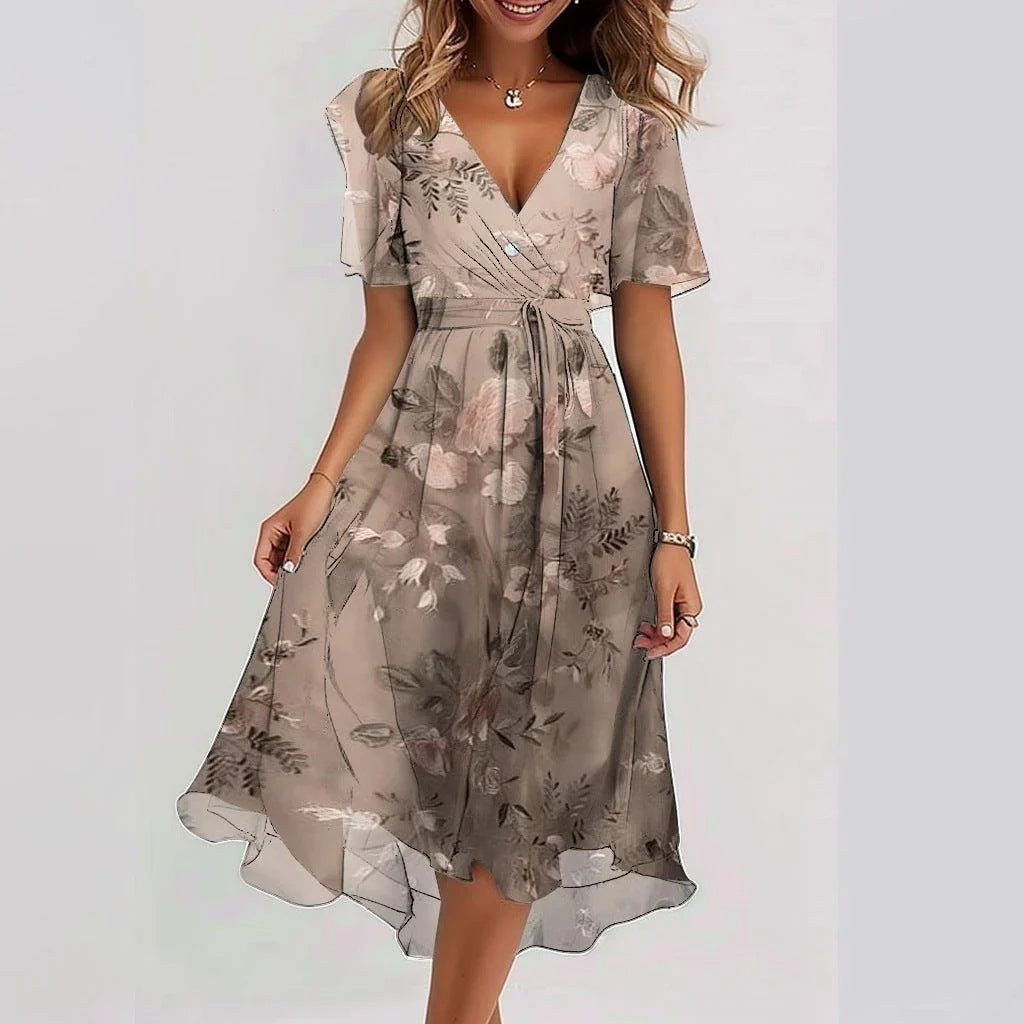 Versatile women's sleeveless flowy dress, a lightweight and comfortable option for any summer occasion.