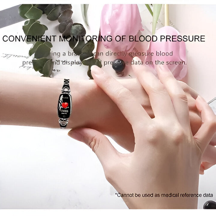 All-in-one women's activity tracker with heart rate monitor, sleep, step & calorie counting.