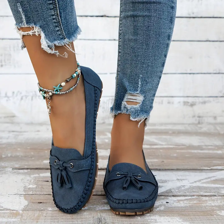 Stylish casual women's loafers, easy slip-on design with a soft, flexible feel.
