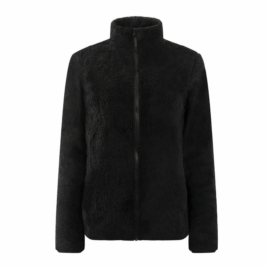 Cozy women's winter fashion coat. Soft & warm everyday jacket for ultimate comfort in cold weather.