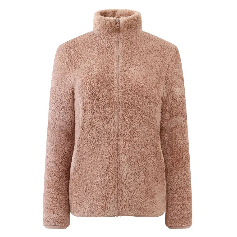 Fashionable women's warm winter jacket. Soft, comfortable, versatile everyday outerwear for any look.