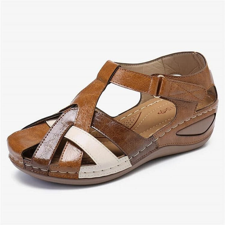 Foot pain relief with Sophia women's walking sandals, engineered for comfort & superior arch support.