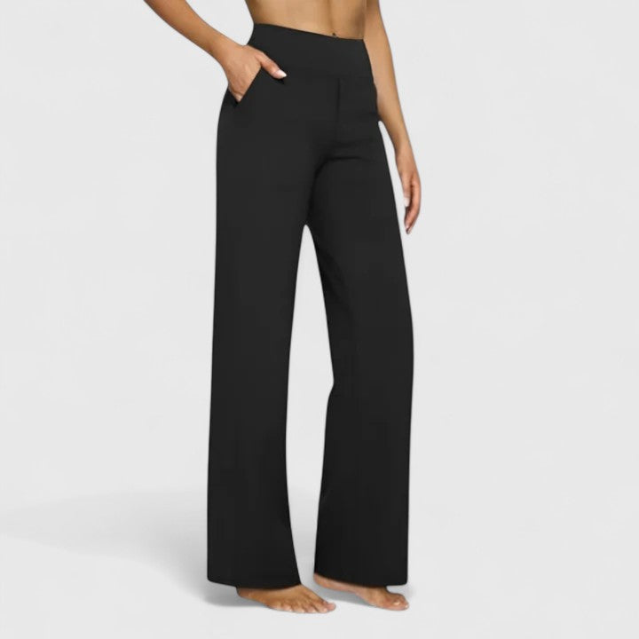 Women's sophisticated pull-on pants for versatile style. Comfortable, elegant dress pants perfect for work or casual wear.