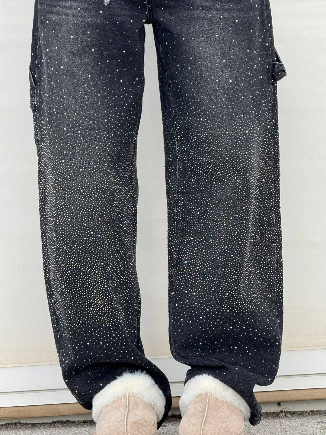 Beautifully draped wide leg flowy pants for women, showcasing spring's relaxed elegance.