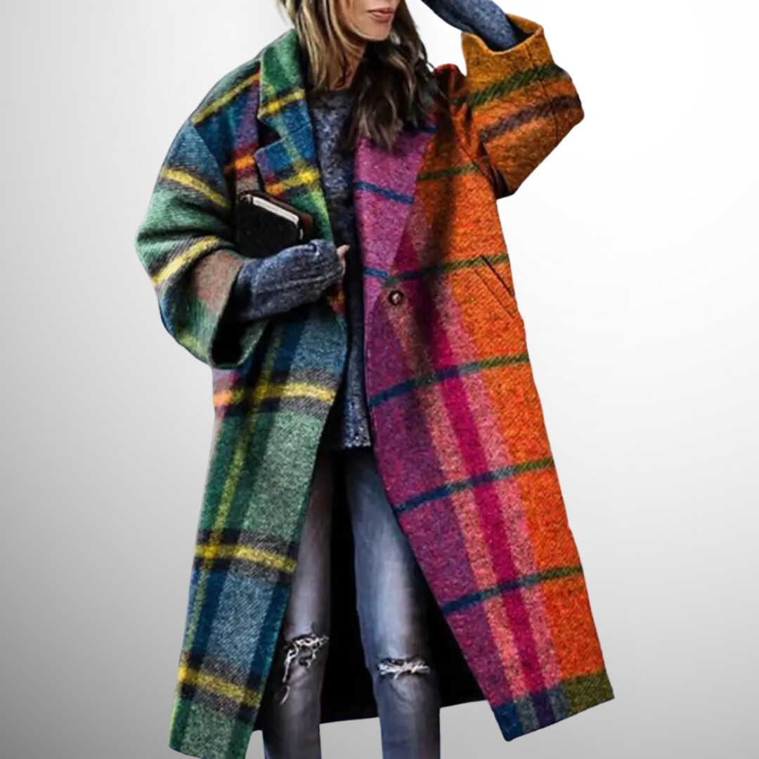Women's stylish cotton Alina autumn jacket for effortless layering; loose fit, perfect for casual fall fashion.