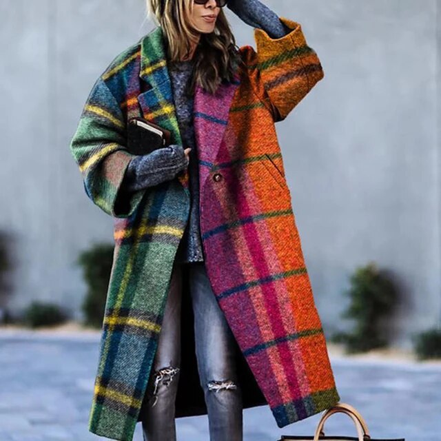 Alina women's casual cotton autumn jacket, loose fit outerwear for comfortable everyday wear & fall fashion.