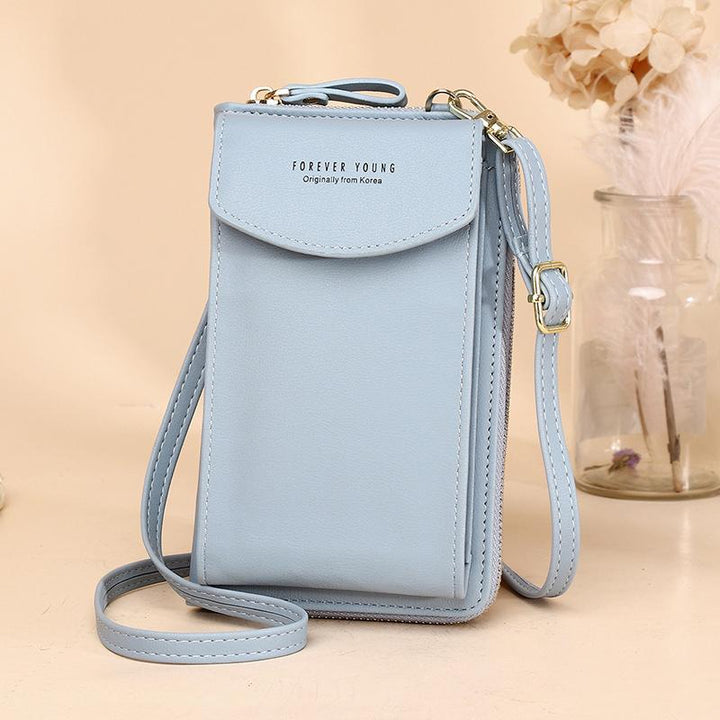 Women's compact phonebag wallet, perfect for minimalist carry while staying organized