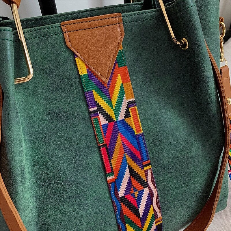 Spacious PU leather work tote bag for women, ideal for daily essentials & travel.