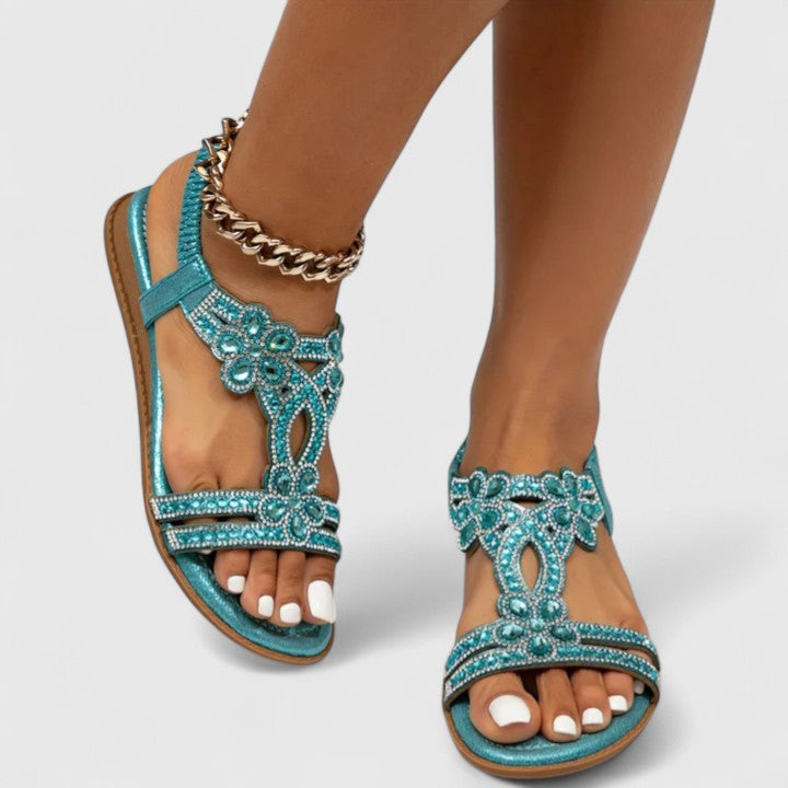 Women's supportive orthopedic sandals for all-day comfort & foot health.