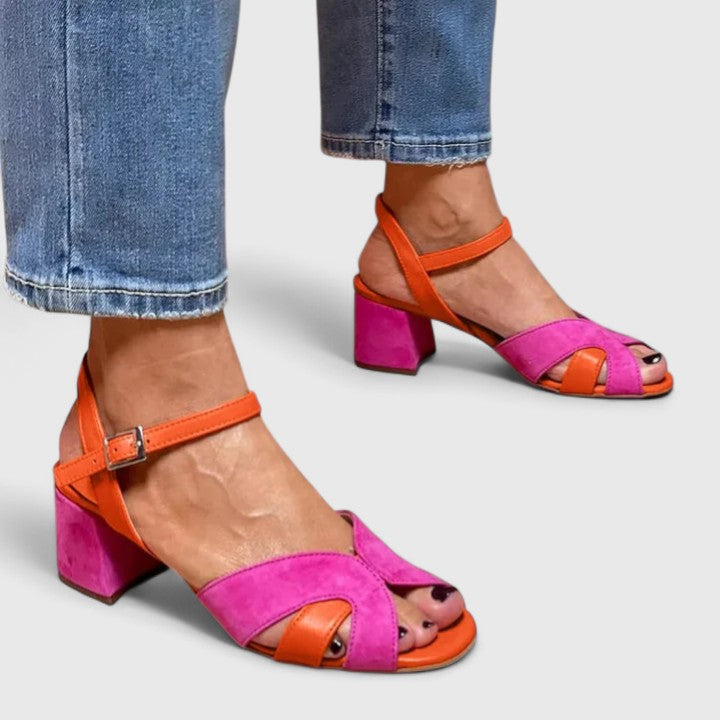 Women's supportive wedge heel sandals for all-day comfort, perfect for everyday wear and summer.