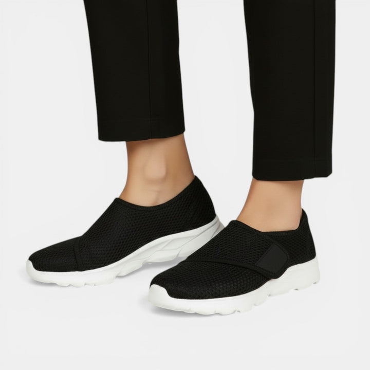 Lightweight women's orthopedic sneakers, offering superior foot support for walking & casual daily comfort.