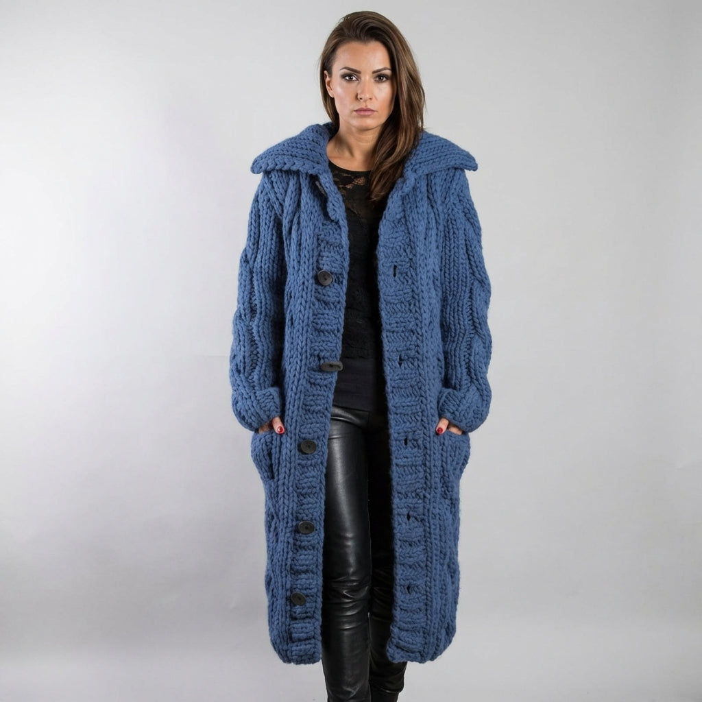 Women's versatile long sleeve everyday coat in a relaxed fit, perfect for fall layering & casual winter style.
