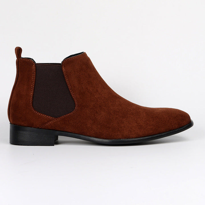 Comfortable women's slip-on Chelsea boots with a stable block heel. Great versatile footwear for all-day wear.