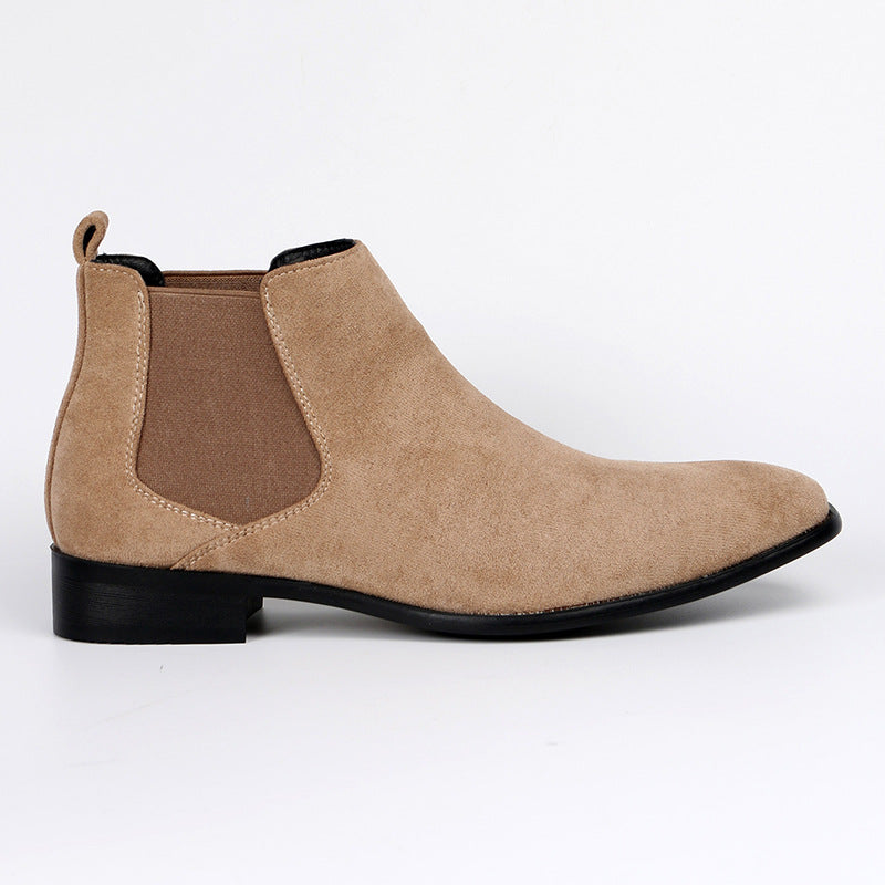 Everyday women's slip-on Chelsea boots. Comfortable block heel ankle boots, perfect for versatile fashion.