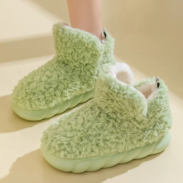 CozySteps warm women's cotton slippers. Soft plush lining provides ultimate comfort for indoor & outdoor use.