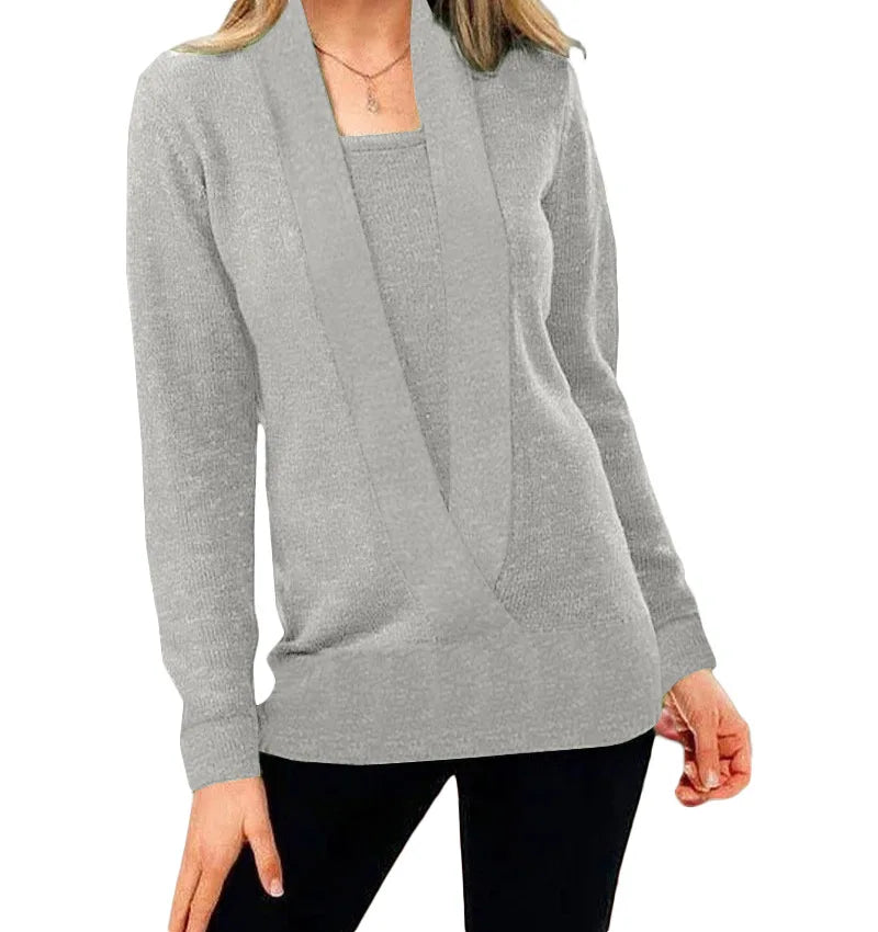 Soft women's winter pullover, offering a cozy and warm feel for any casual occasion.