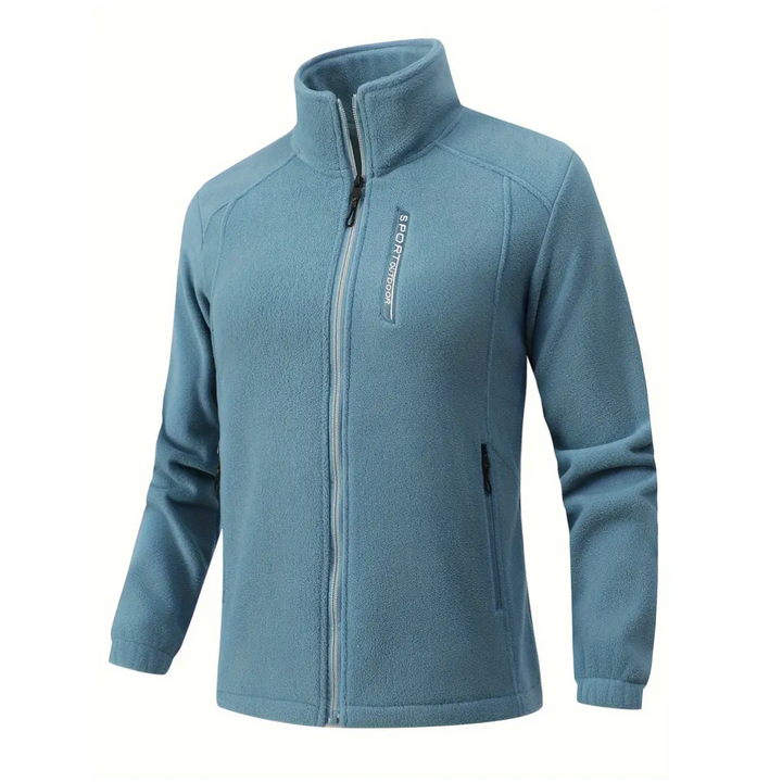 Women's warm outdoor jacket for autumn & winter. Cozy, plush-lined fleece for cold weather hiking & casual wear.