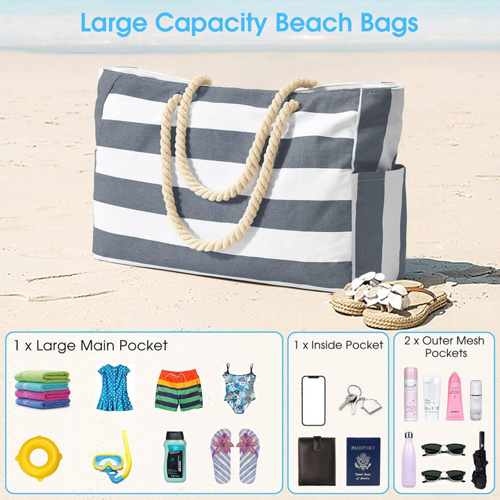 Women's waterproof daily tote, spacious Oxford fabric shoulder bag for busy lives.