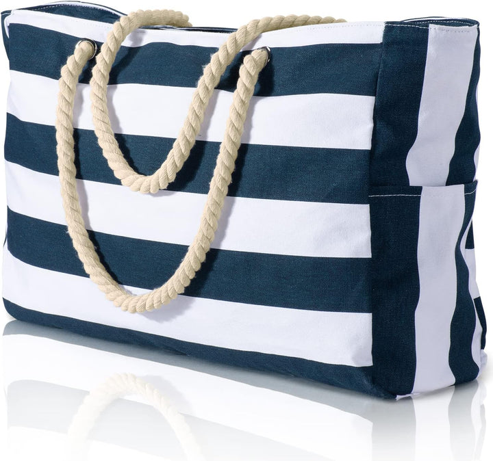 Women's large waterproof tote, ideal for shopping, gym, beach, and daily errands.