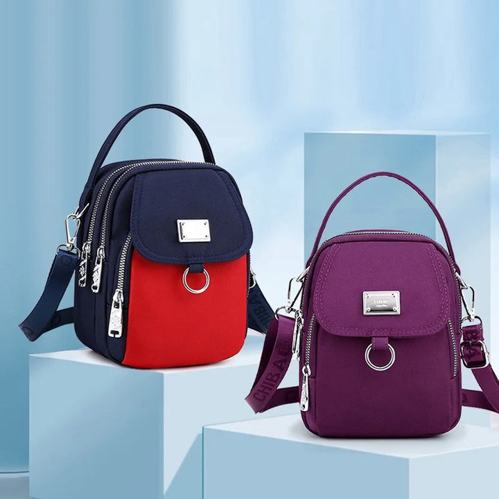 Women's waterproof oxford crossbody bag, adjustable strap, everyday use