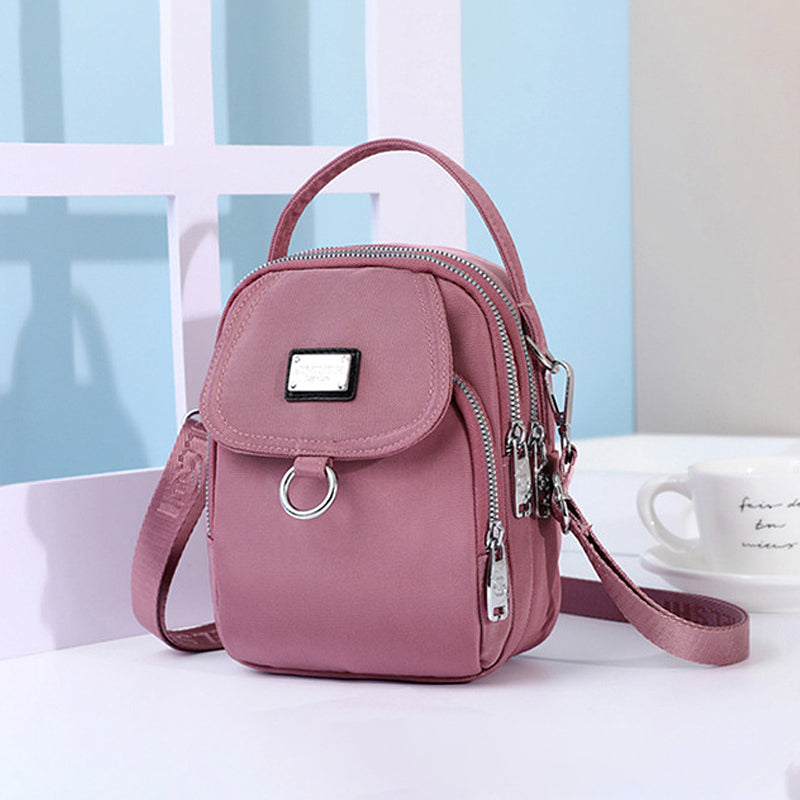 Everyday women's waterproof oxford messenger bag, lightweight and spacious
