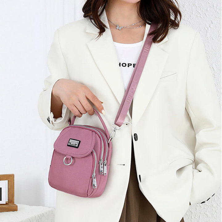 Casual women's oxford waterproof crossbody bag, great for errands and shopping
