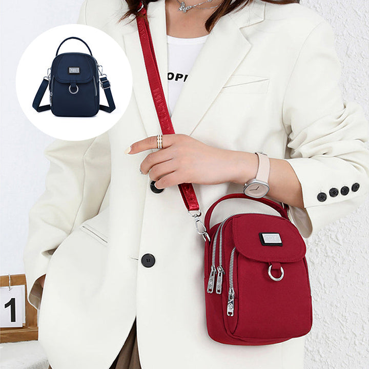 Women's waterproof messenger bag, durable oxford construction for long-lasting use