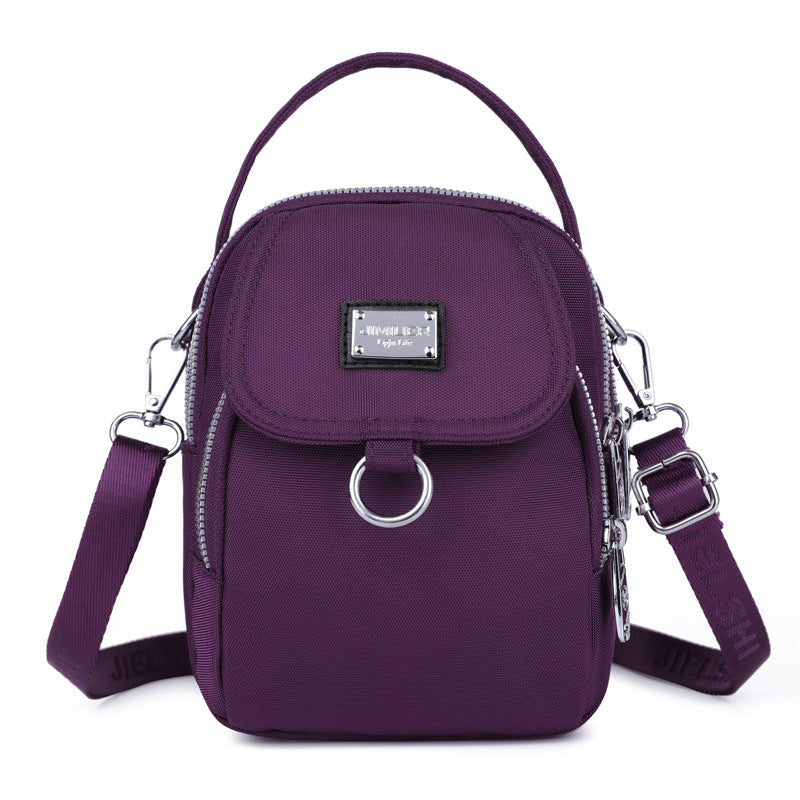Modern women's waterproof crossbody bag, crafted from high-quality oxford fabric