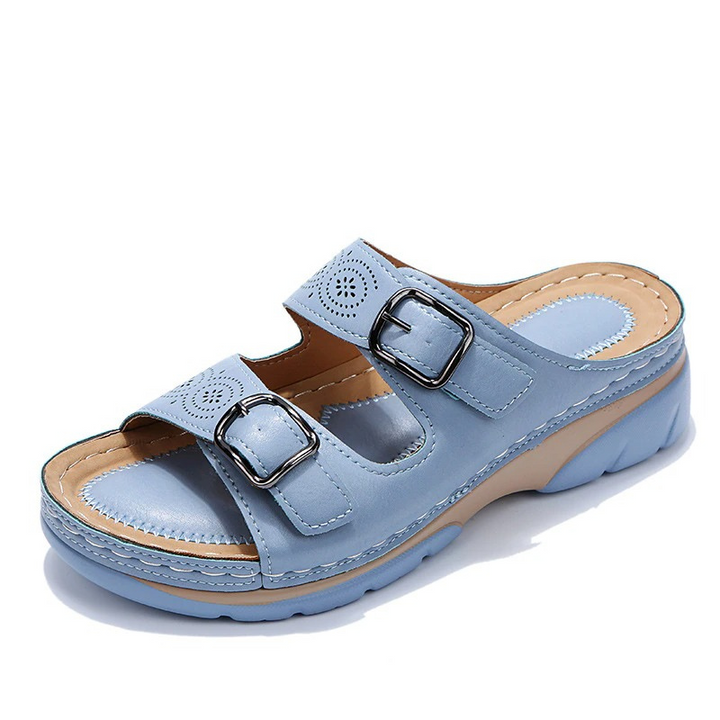 Women's wide fit orthopedic sandals for ultimate arch support & all-day comfort.