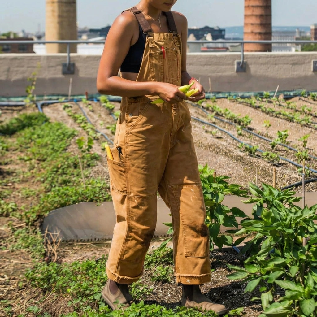Women's wide-leg jumpsuit overalls, relaxed fit for casual comfort. Perfect for everyday fashion or stylish workwear.