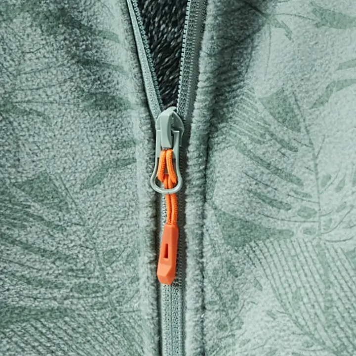 Marit women's windproof outdoor jacket, botanical print, great for fall & winter adventures.