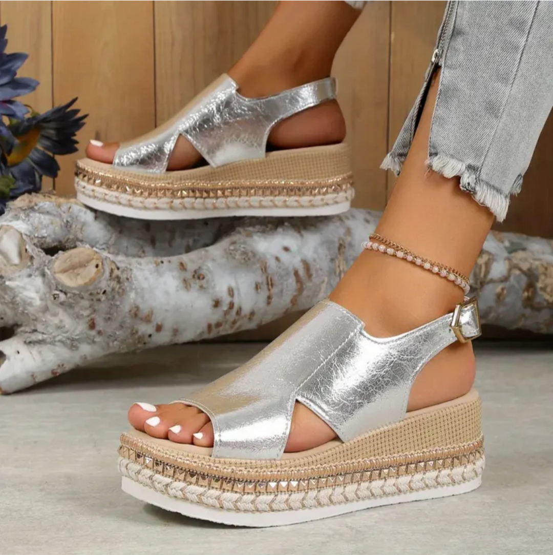 Zinnia women's orthopedic wedge sandals, designed for ultimate comfort and support, ideal summer footwear.