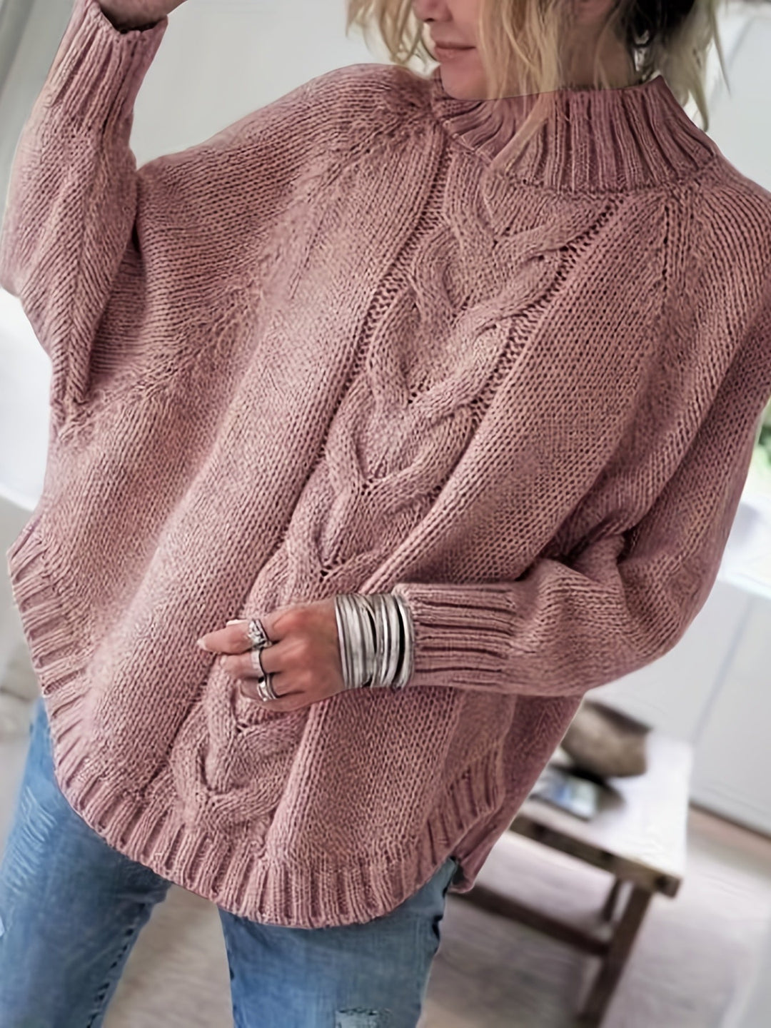 Wren Women's chic patterned sweater for cozy fall style, featuring a unique design and soft feel.